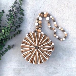 Cult Gaia Luna Bamboo Crossbody Bag